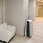 空気清浄機を設置しているほか、院内の清潔に常に気を配っています。